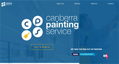 Desktop Screenshot of canberrapainting.com.au