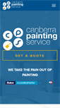 Mobile Screenshot of canberrapainting.com.au